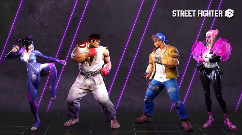 Evolução dos personagens de Street Fighter do 1 ao 5